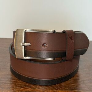 Fastrack Men’s  brown black leather Belt 27-32” 1.5”